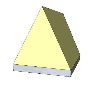 Pannello piramidale Piramide